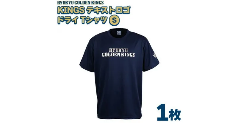 【ふるさと納税】琉球ゴールデンキングス　KINGS テキストロゴドライ Tシャツ （Sサイズ） メンズ レディース 男女兼用 半袖 スポーツ ドライ バスケ バスケットボール トレーニング ランニング 運動 ジム ウェア ウエア tシャツ キングス 人気 おすすめ 沖縄県 沖縄