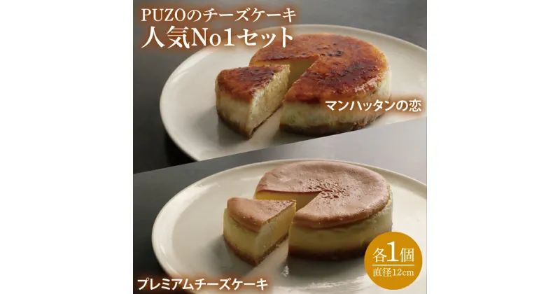 【ふるさと納税】PUZO 人気NO.1 チーズケーキ 2個 セット（AP002-1）