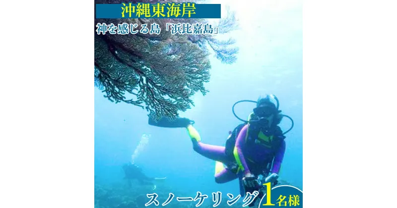 【ふるさと納税】神様を感じる島「浜比嘉島」でスノーケリング（1名様）