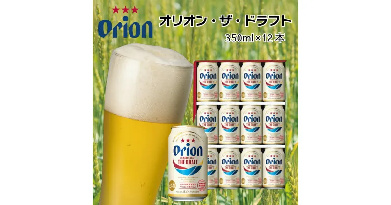 【ふるさと納税】オリオンビール　ザ・ドラフト（350ml×12缶）　オリオン orion オリオンビール お酒 ドラフト 沖縄ビール ビール 地ビール 沖縄 ふるさと納税